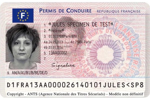 FRENCH DRIVER’S LICENSE
